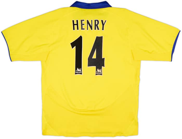 2003-05 Arsenal Away Shirt Henry #14 - 8/10 - (XL)