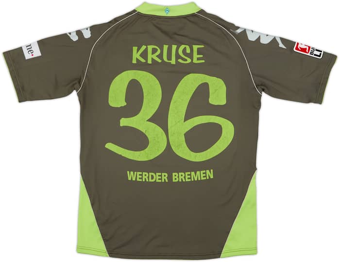 2007-08 Werder Bremen Away Shirt Kruse #36 - 6/10 - (L)