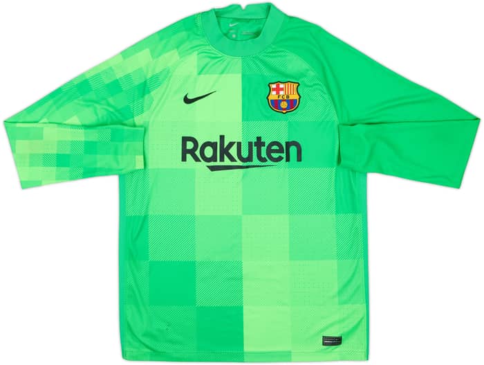 2021-22 Barcelona GK Shirt - 7/10 - (L)