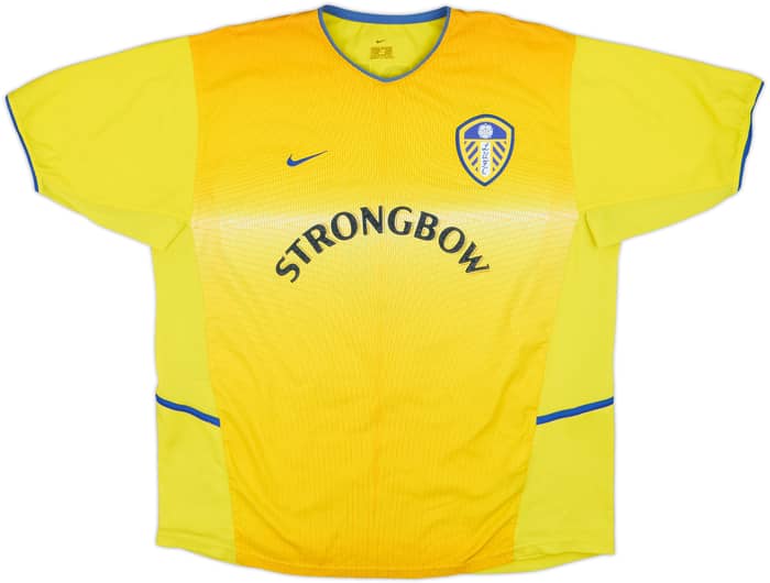 2002-03 Leeds United Away Shirt Radebe #5 - 8/10 - (XL)