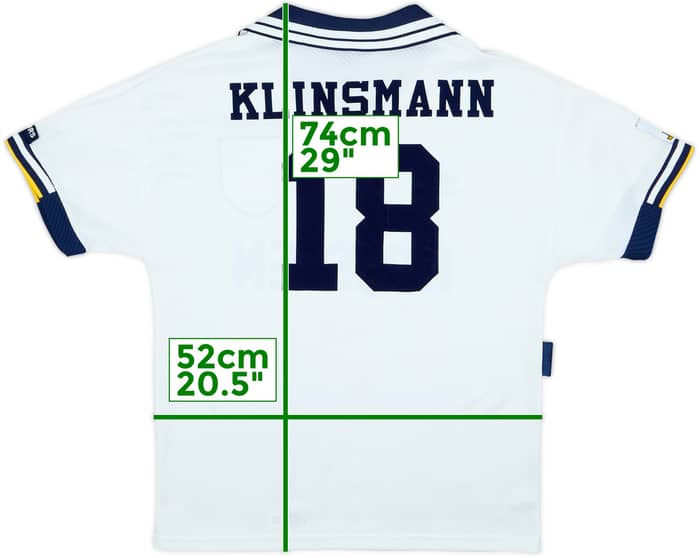 1993-95 Tottenham Home Shirt Klinsmann #18 - 10/10 - (M)