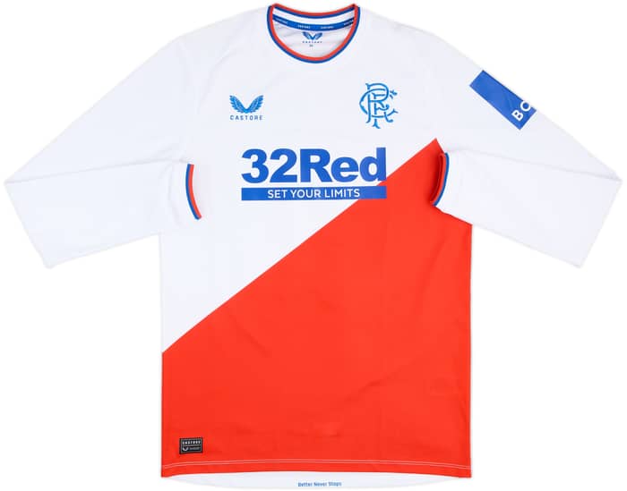 2022-23 Rangers Away L/S Shirt Morelos #20 - 9/10 - (M)