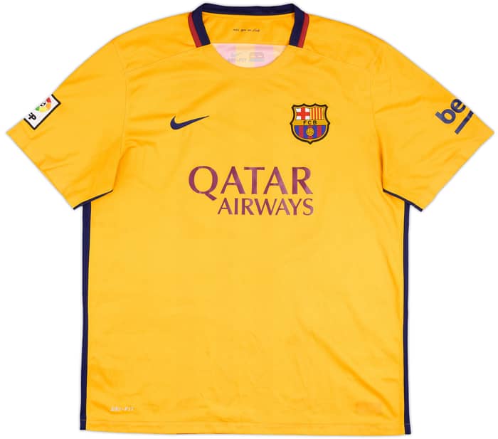 2015-16 Barcelona Away Shirt Messi #10 - 5/10 - (S)