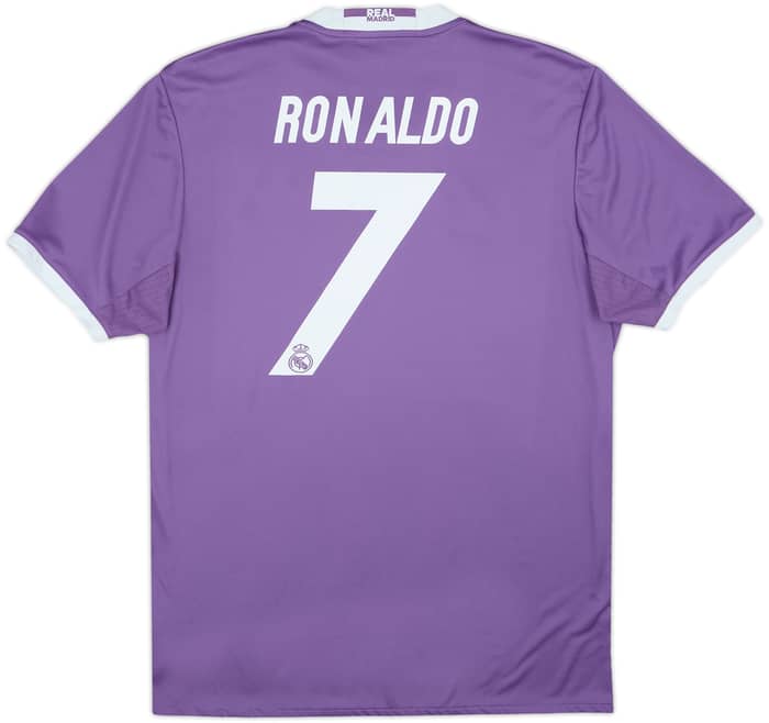 2016-17 Real Madrid Away Shirt Ronaldo #7 - 8/10 - (L)