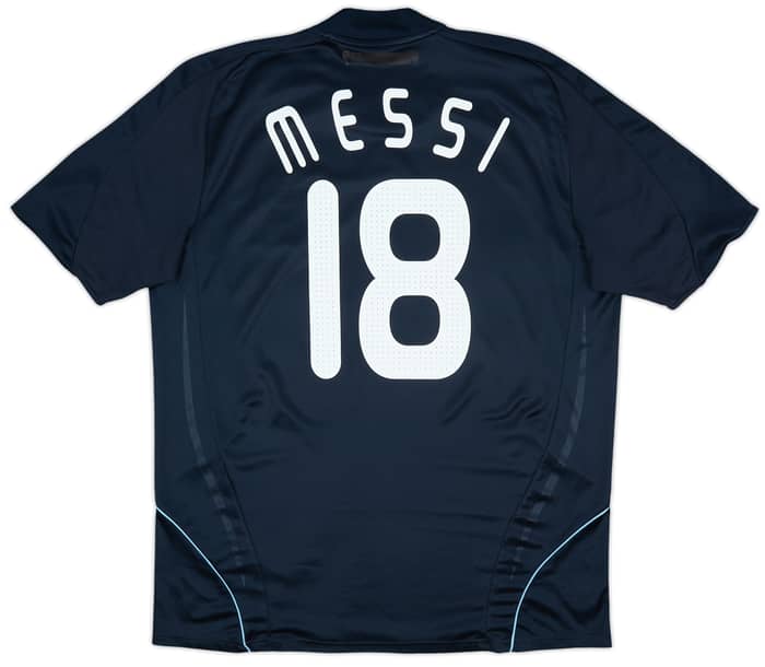 2007-09 Argentina Away Shirt Messi #18 - 8/10 - (XL)