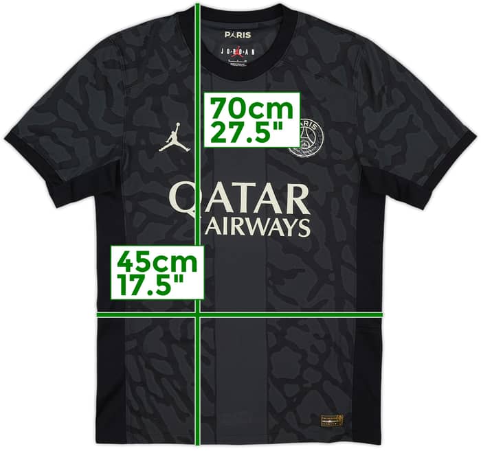 2023-24 Paris Saint-Germain Authentic Third Shirt - 9/10 - (S)