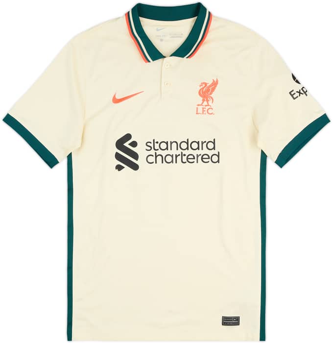 2021-22 Liverpool Away Shirt Virgil #4 - 8/10 - (S)