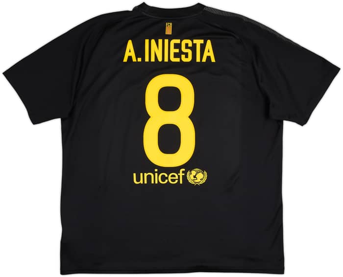 2011-12 Barcelona Basic Away Shirt A.Iniesta #8 - 8/10 - (XL)