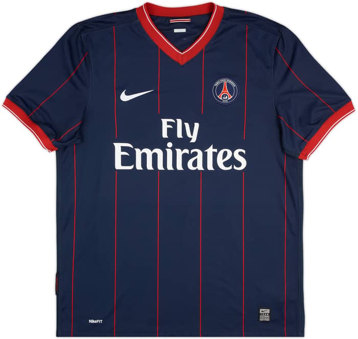 2009-10 Paris Saint-Germain Home Shirt Makelele #4 - 8/10 - (L)