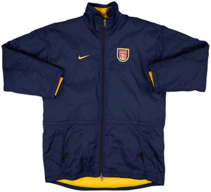 1999-01 Arsenal Nike Padded Bench Coat - 8/10 - (12-13 Years)