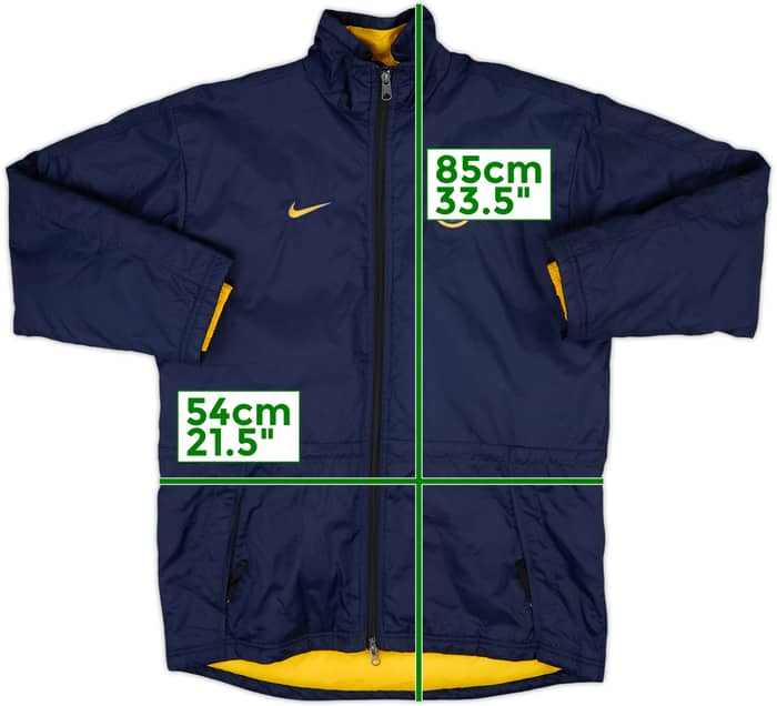 1999-01 Arsenal Nike Padded Bench Coat - 8/10 - (12-13 Years)