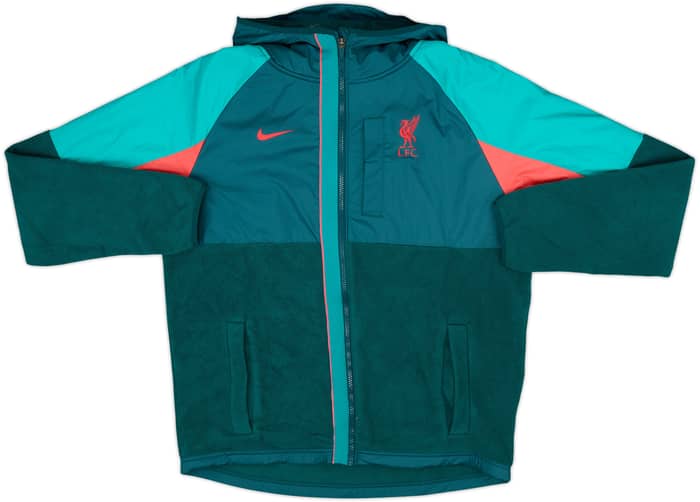2022-23 Liverpool Nike Hooded Rain Jacket - 8/10 - (L)
