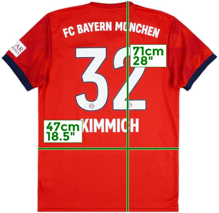 2018-19 Bayern Munich Home Shirt Kimmich - 6/10 - (M)