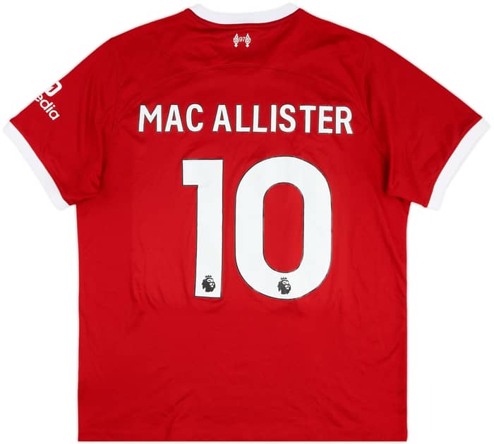 2023-24 Liverpool Home Shirt MacAllister #10 - 9/10 - (XL)