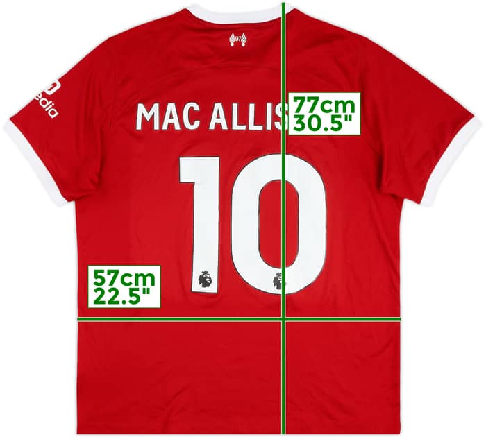 2023-24 Liverpool Home Shirt MacAllister #10 - 9/10 - (XL)