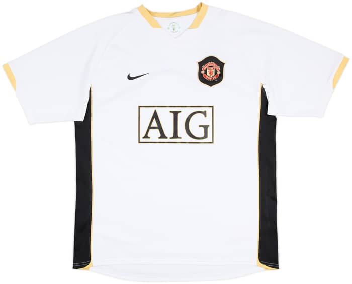 2006-08 Manchester United Away Shirt Heinze #4 - 7/10 - (L)