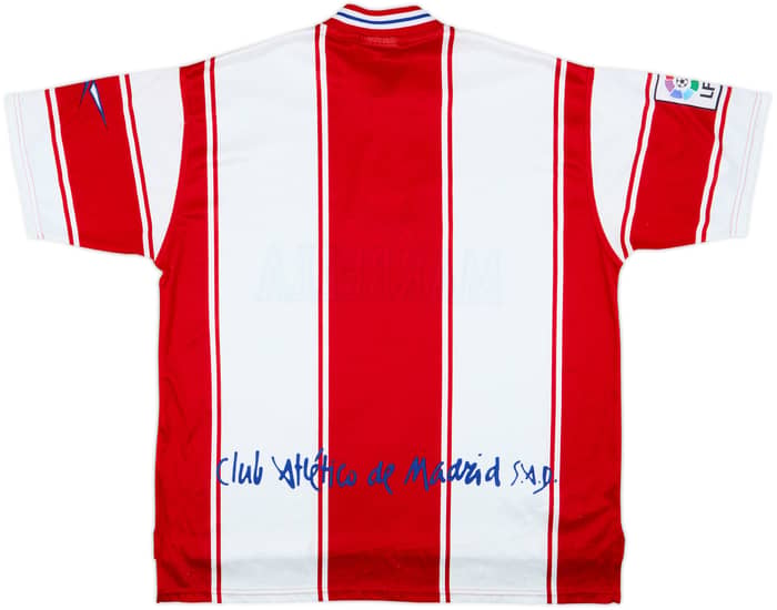 1999-00 Atletico Madrid Home Shirt - 6/10 - (L)