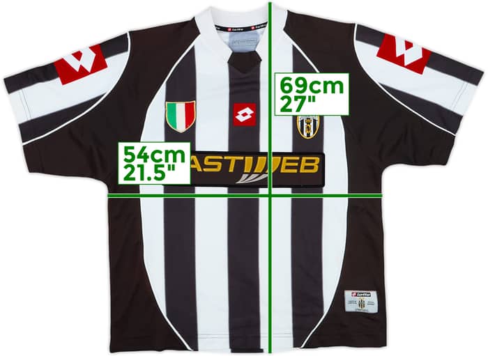 2002-03 Juventus Home Shirt #6 - 6/10 - (S)