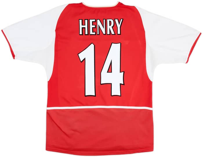 2002-04 Arsenal Home Shirt Henry #14 - 6/10 - (M)