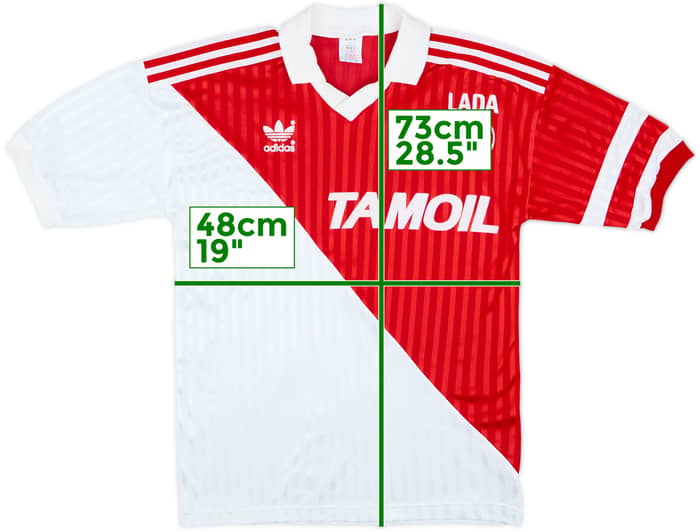 1991-92 Monaco Home Shirt - 9/10 - (S)