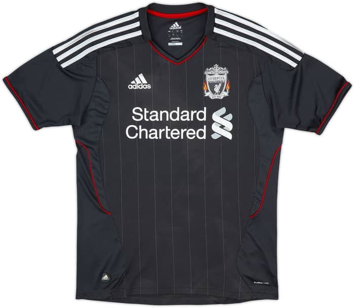 Camiseta de visitante del Liverpool 2011-12 Gerrard #8 - 9/10 - (15-16 Años)