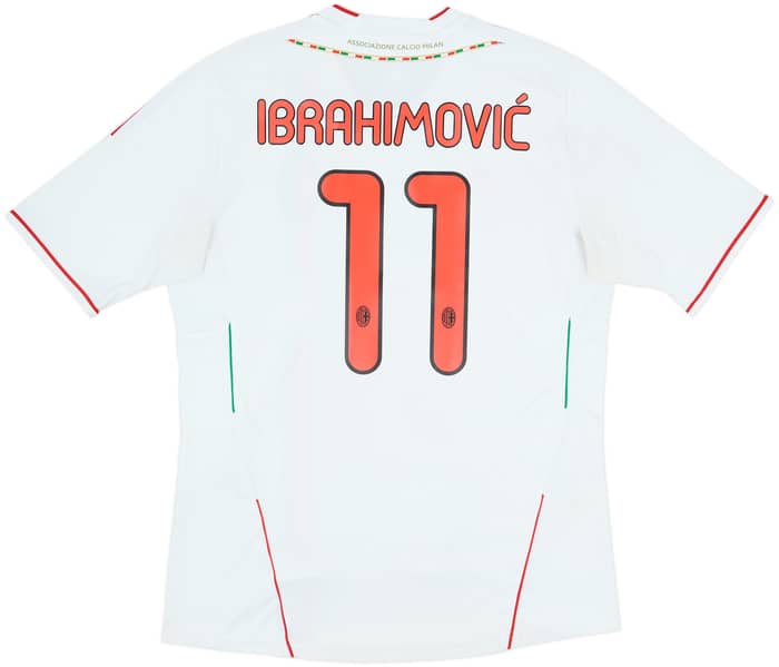 2011-12 AC Milan Away Shirt Ibrahimovic #11 - 6/10 - (L)