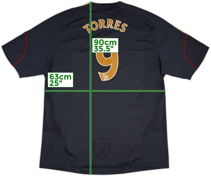 2009-10 Liverpool Away Shirt Torres #9 - 7/10 - (3XL)