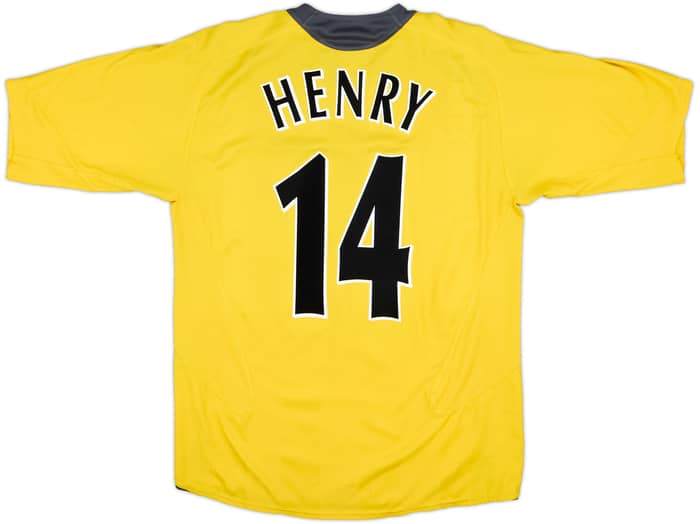 2005-06 Arsenal Away Shirt Henry #14 - 7/10 - (L)