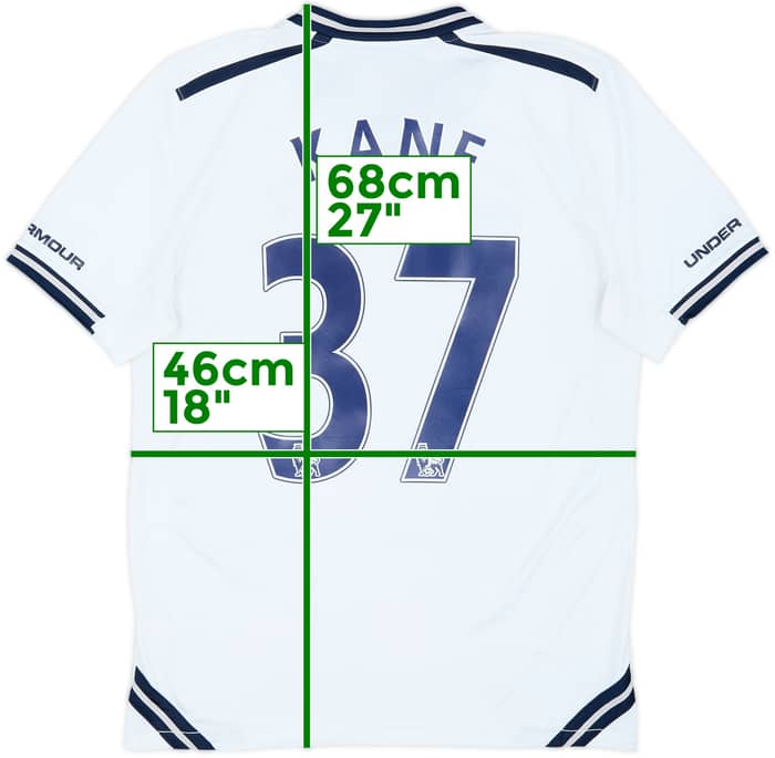 2013-14 Tottenham Home Shirt Kane #37 - 7/10 - (S)