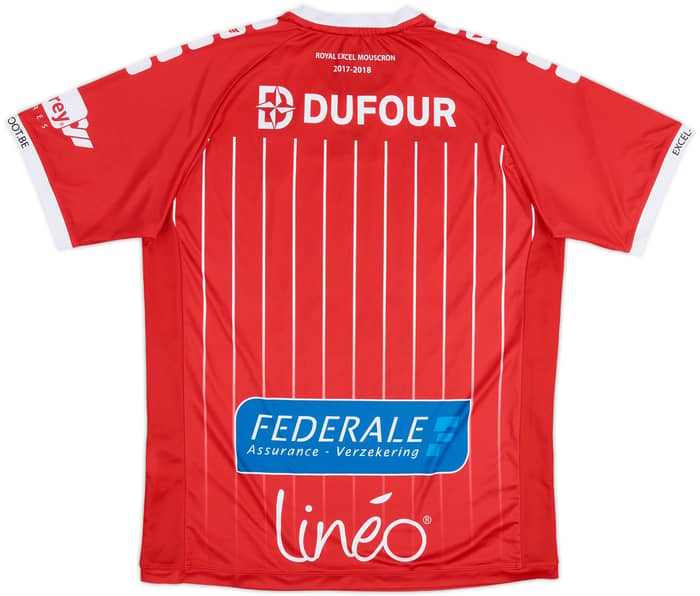 2017-18 Royal Excel Mouscron Home Shirt - 7/10 - (XL)