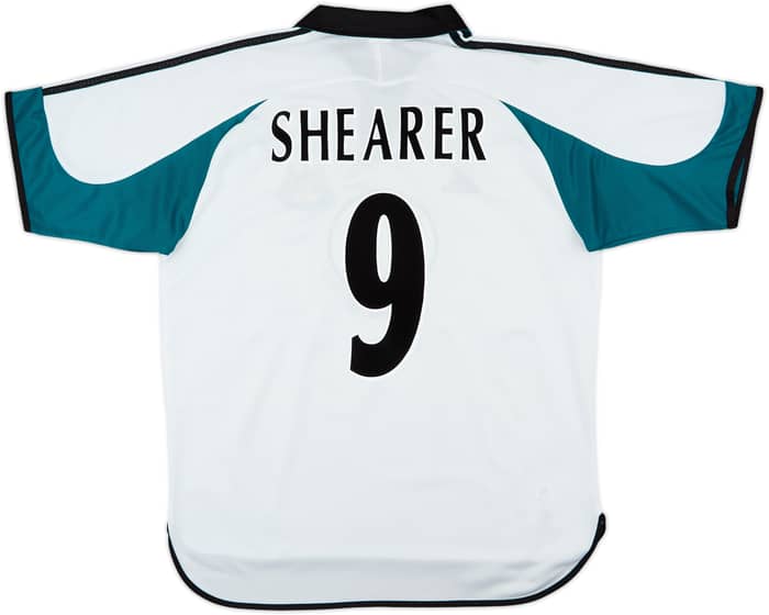 1999-00 Newcastle Away Shirt Shearer #9 - 8/10 - (L)