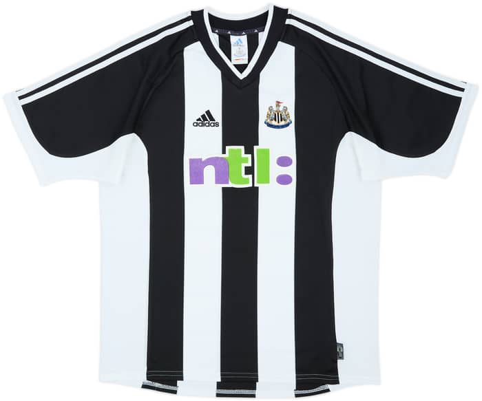 2001-03 Newcastle Home Shirt Shearer #9 - 8/10 - (L)