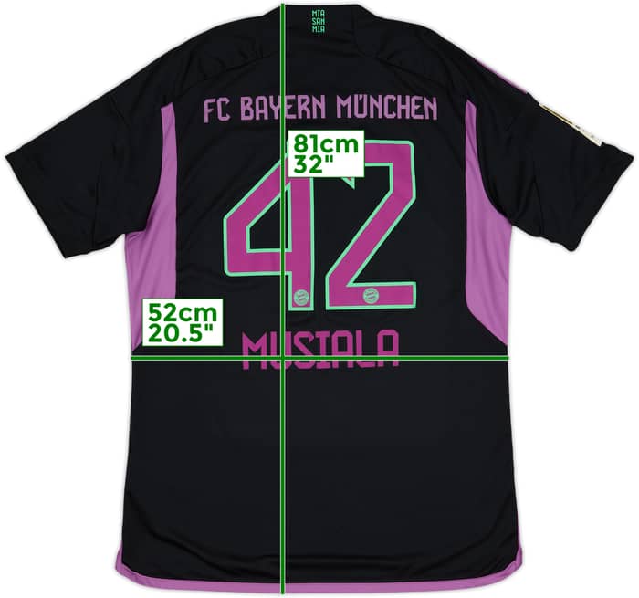 2023-24 Bayern Munich Away Shirt Musiala #42 - 10/10 - (L)