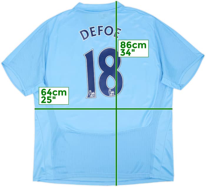 2008-09 Tottenham Away Shirt Defoe #18 - 6/10 - (XXL)
