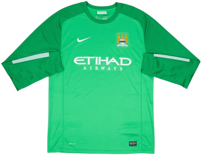 2013-14 Manchester City GK Shirt Hart #1 - 9/10 - (L)