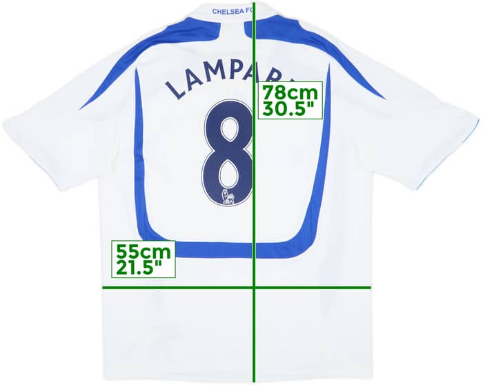 2007-08 Chelsea Third Shirt Lampard #8 - 8/10 - (L)