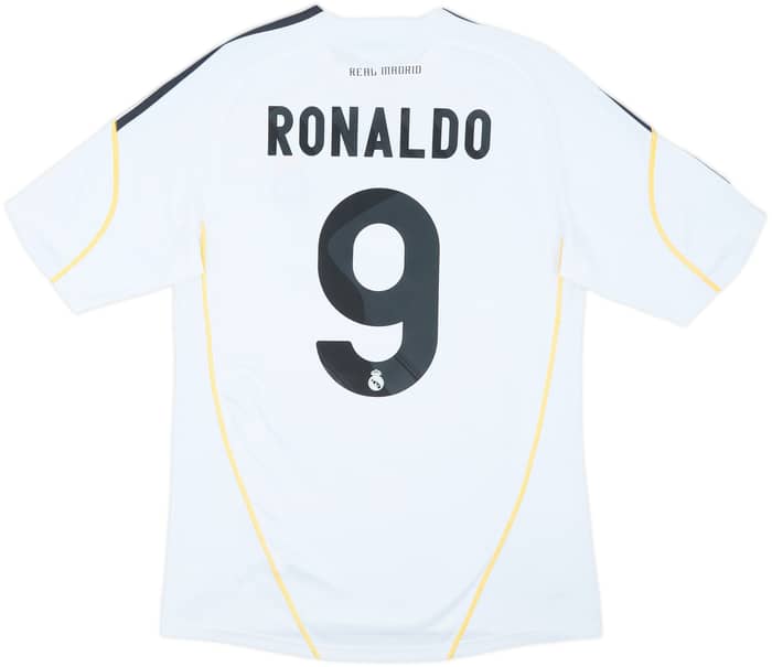 2009-10 Real Madrid Maillot Domicile Ronaldo #9 - 6/10 - (M)