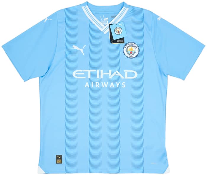2023-24 Manchester City Home Shirt Haaland #9 (L)