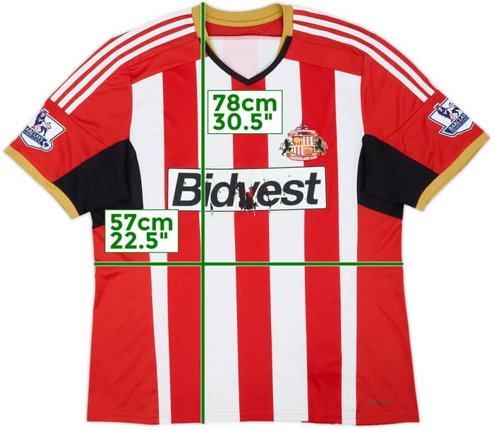 2014-15 Sunderland Home Shirt - 5/10 - (XL)