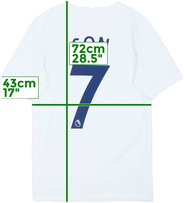 2021-22 Tottenham Home Shirt Son #7 - 6/10 - (XS)
