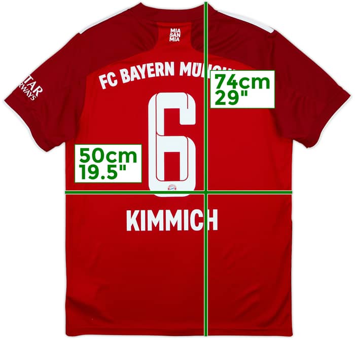 2021-22 Bayern Munich Home Shirt Kimmich #6 - 5/10 - (M)