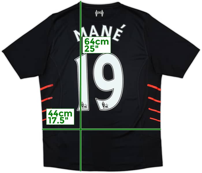 2016-17 Liverpool Away Shirt Mane #19 - 10/10 - (XL.Boys)