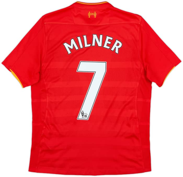 2016-17 Liverpool Home Shirt Milner #7 - 8/10 - (XL.Boys)