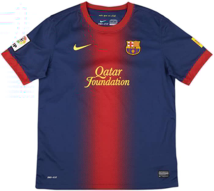 2012-13 Barcelona Home Shirt - 9/10 - (XL.Boys)