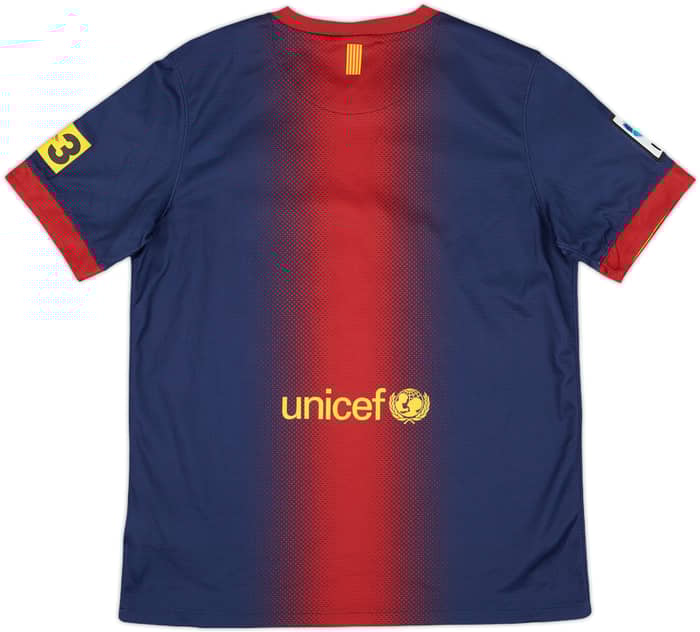 2012-13 Barcelona Home Shirt - 9/10 - (XL.Boys)