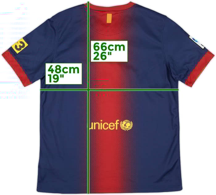 2012-13 Barcelona Home Shirt - 9/10 - (XL.Boys)
