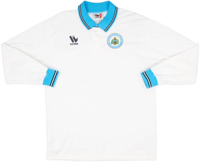 Camiseta de visitante de manga larga de San Marino 1999-00 - 10/10 - (XL)