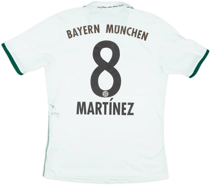 2013-14 Bayern Munich Away Shirt Martinez #8 - 5/10 - (XL.Boys)
