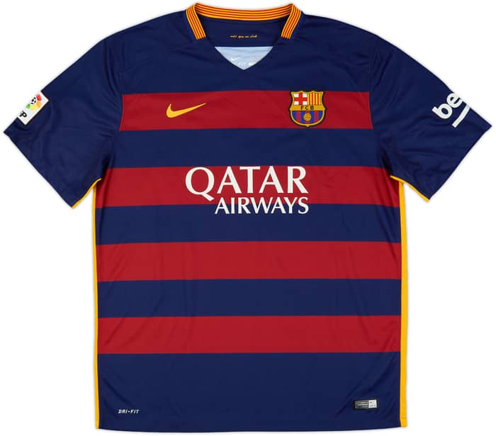2015-16 Barcelona Home Shirt Messi #10 - 8/10 - (XL)