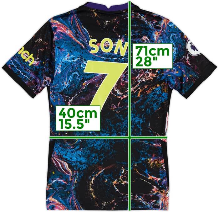 2021-22 Tottenham Away Shirt Son #7 - 7/10 - (XS)